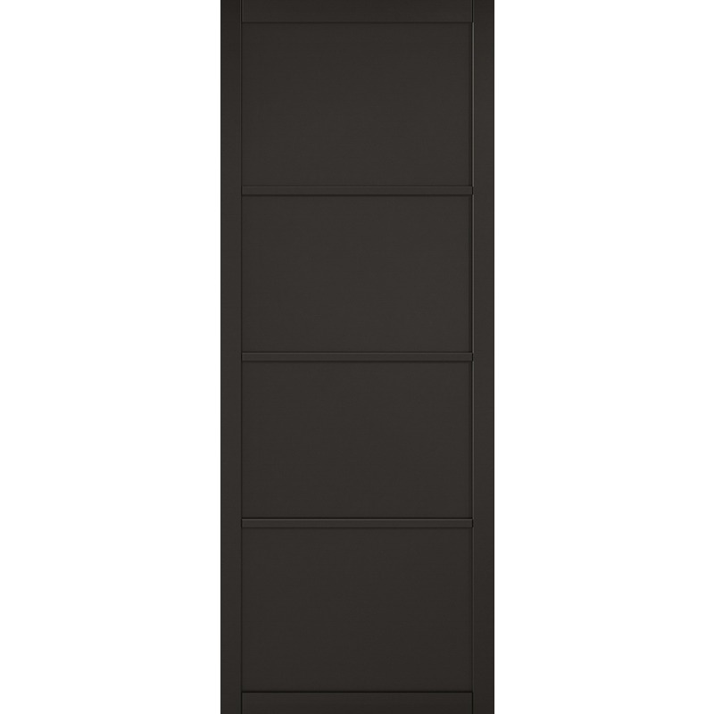 Internal Primed Black Soho 4P Door